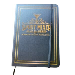 Spirit Mixer Journal for Cocktails from Four Line Supply Great Gift Black Gold